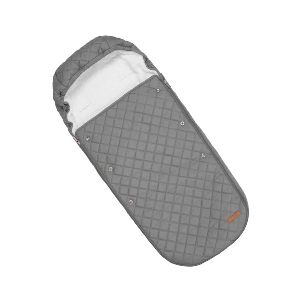 Little Dutch Fußsack, Winterfußsack, Babyfußsack - fur Kinderwagen, Grau