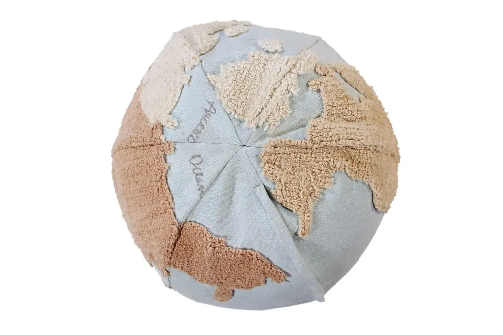 Lorena Canals Pouf, Sitzpouf, Sitzkissen - World Map