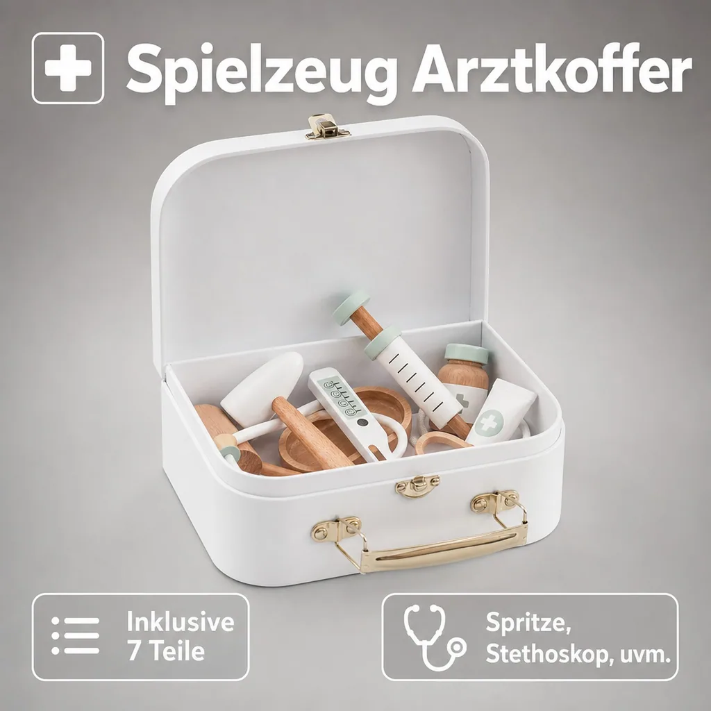 Kids Concept Spielzeug Arztkoffer weiss