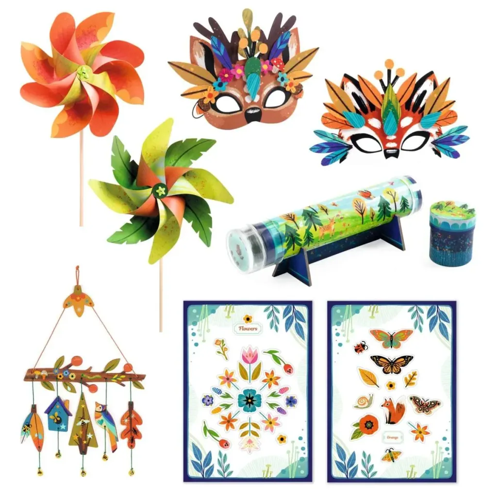 Djeco Bastelset, Kreativitätsset - DIY: Box Natur