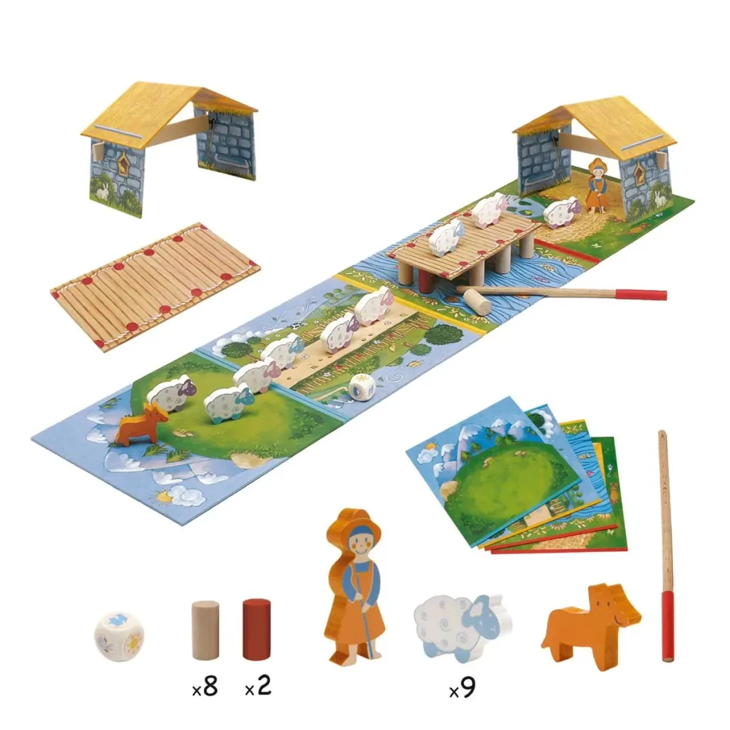 Djeco Brettspiele, Kooperationsspiel - Hop! Hop! Hop!