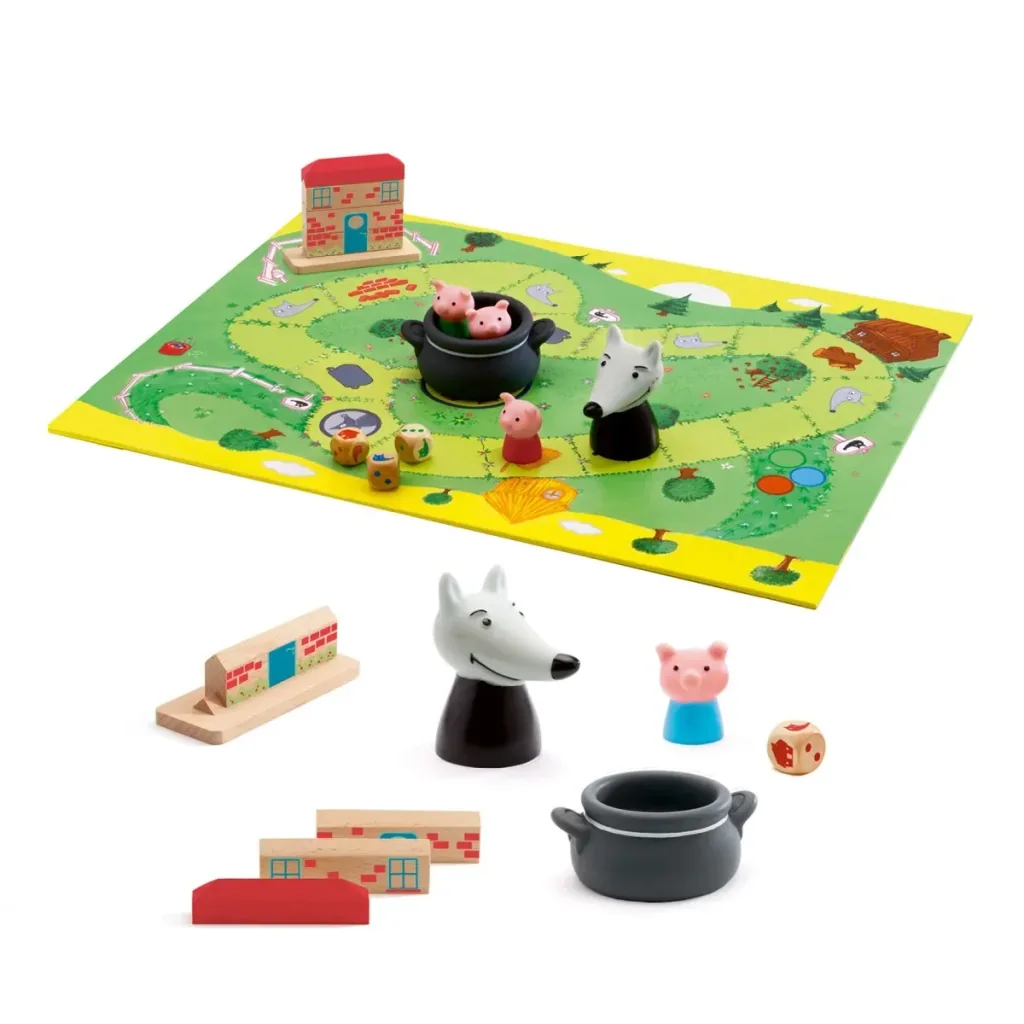 Djeco Brettspiele, Kooperationsspiel - Woolfy