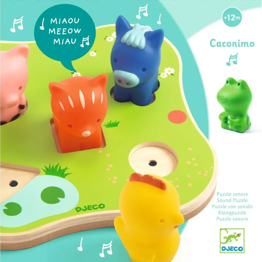 Djeco Spielzeug, Soundpuzzle - Caconimo