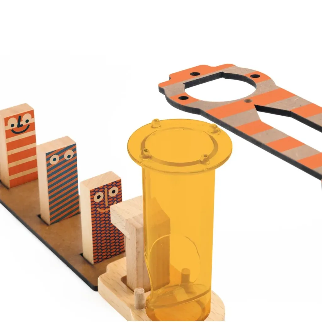 Djeco Konstruktionsspiel, Baukasten, Denkspiel - Zig & Go Junior - Magic, 42 Teile