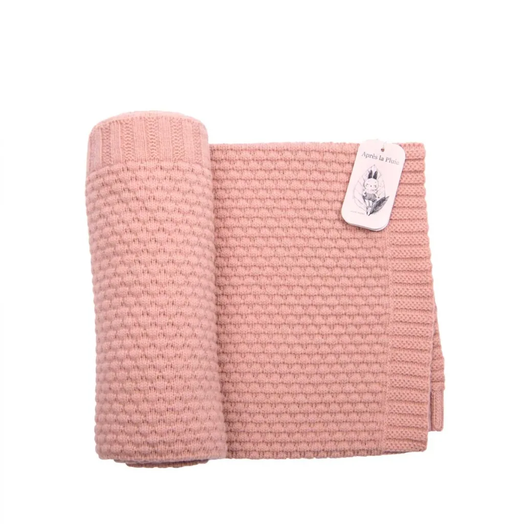 Moulin Roty Decke - Mischwolle, rosa
