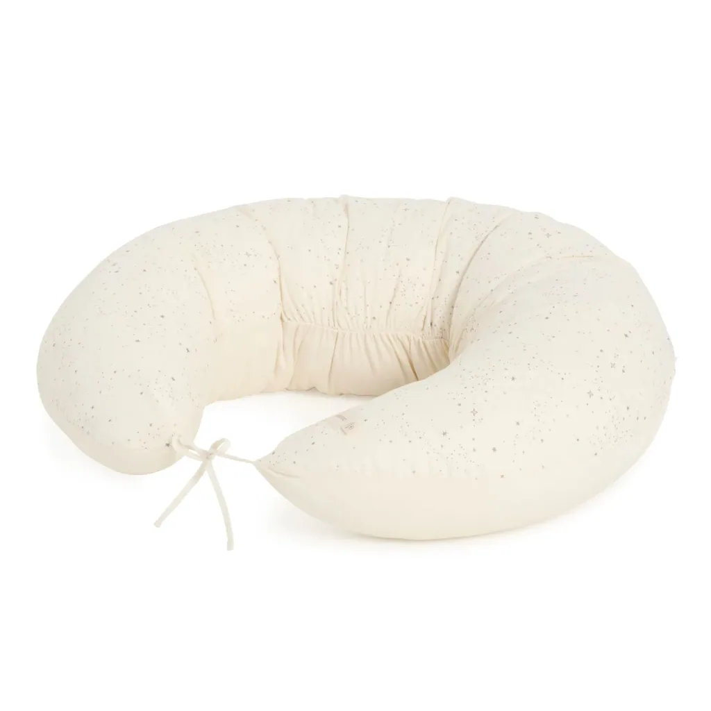 Nobodinoz Stillkissen, Schwangerschaftskissen - LUNA, 38 x 170 x 25 cm, Farbe: Natürliche Milchstraße