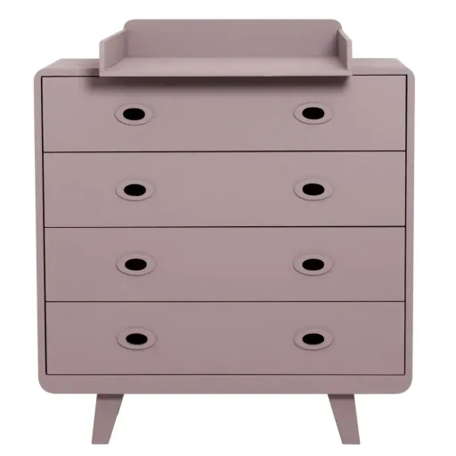 Laurette Kommode Toi & Moi, Farbe: grau