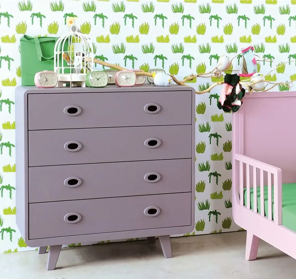 Laurette Kommode Toi & Moi, Farbe: grau