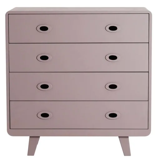Laurette Kommode Toi & Moi, Farbe: grau