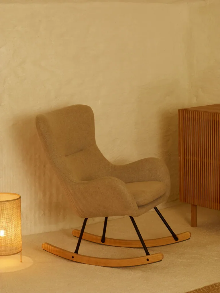 Quax Schaukelstuhl, Sessel zum Stillen - Basic, Farbe: Wüste