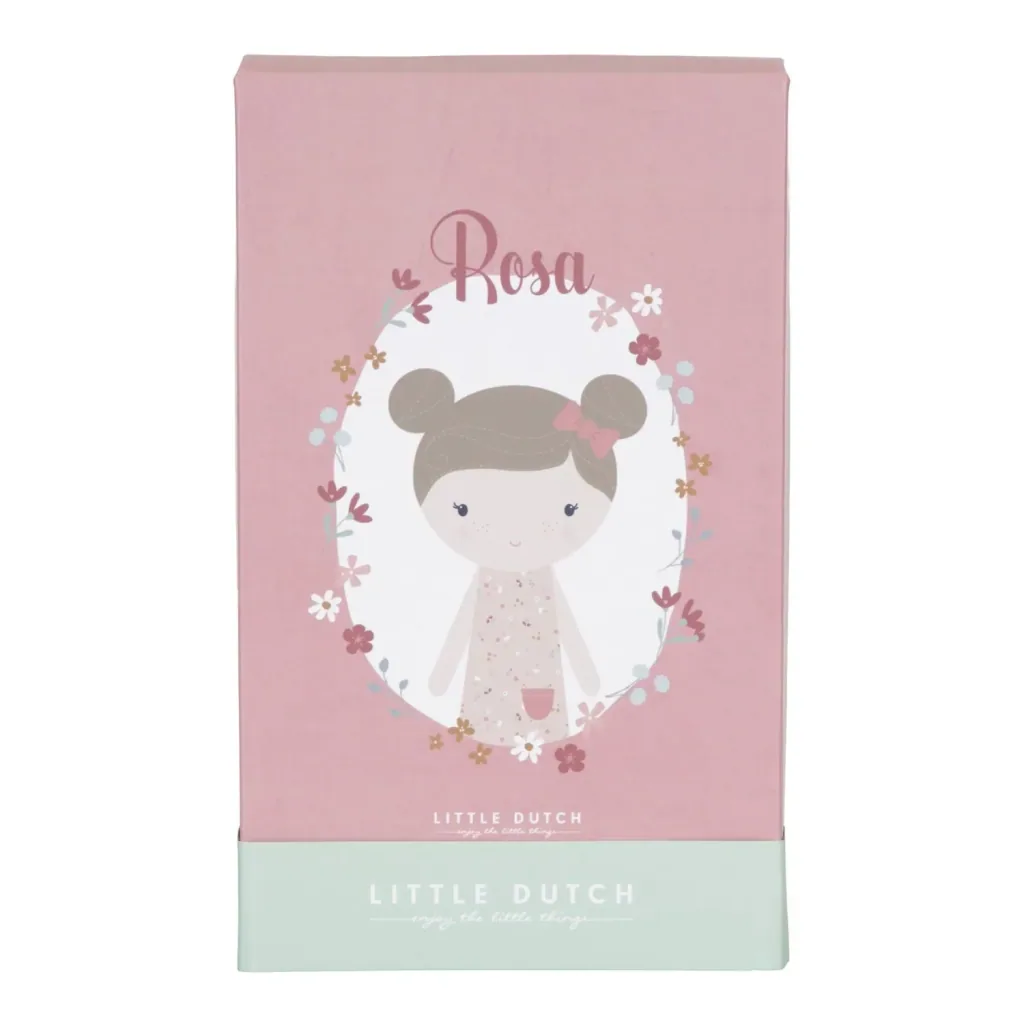 Little Dutch Stoffpuppe, Kuschelpuppe - Rosa, 35 cm