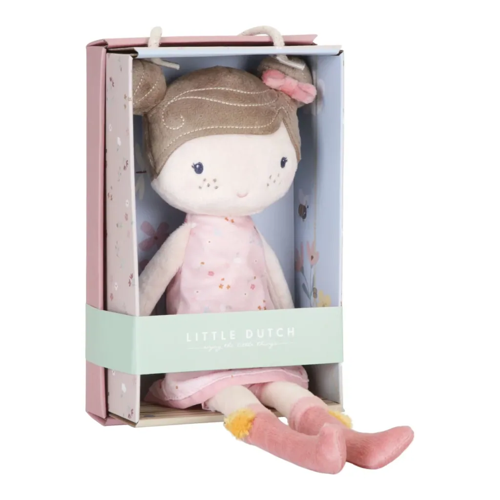 Little Dutch Stoffpuppe, Kuschelpuppe - Rosa, 35 cm
