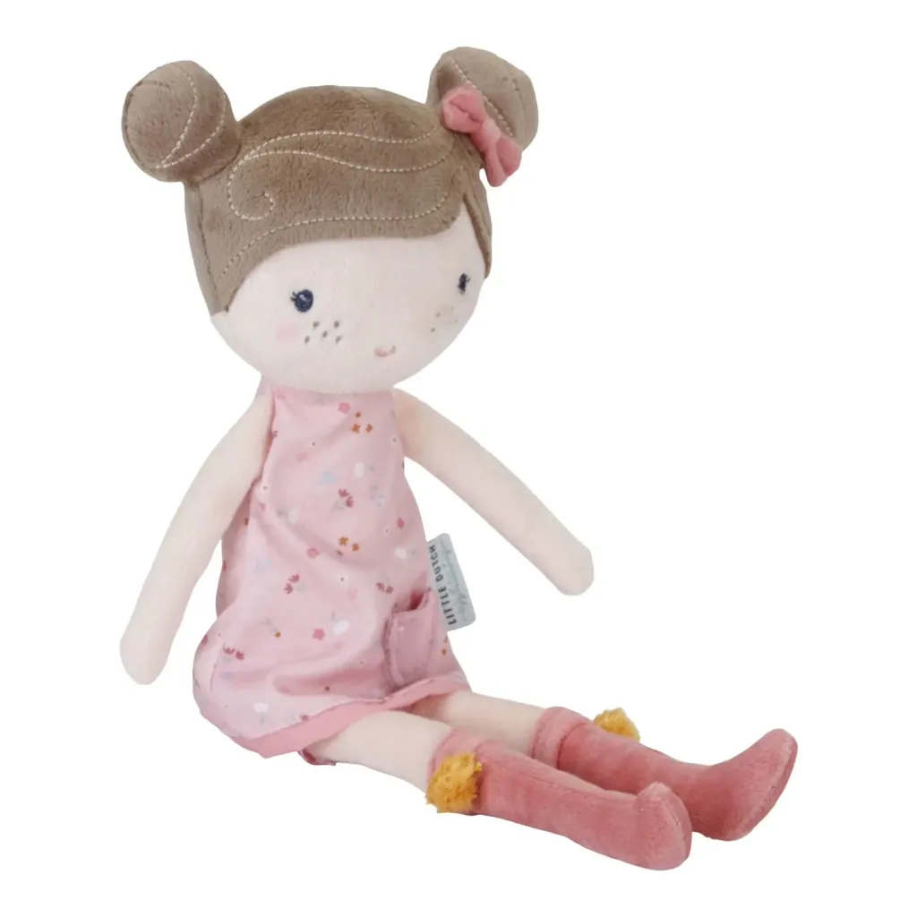 Little Dutch Stoffpuppe, Kuschelpuppe - Rosa, 35 cm