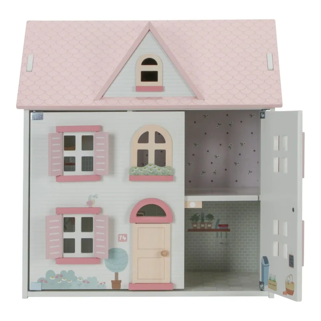 Little Dutch Puppenhaus Holz: Holzpuppenhaus mit Grosses zum Spielen & Einrichten (ab 3 Jahren)