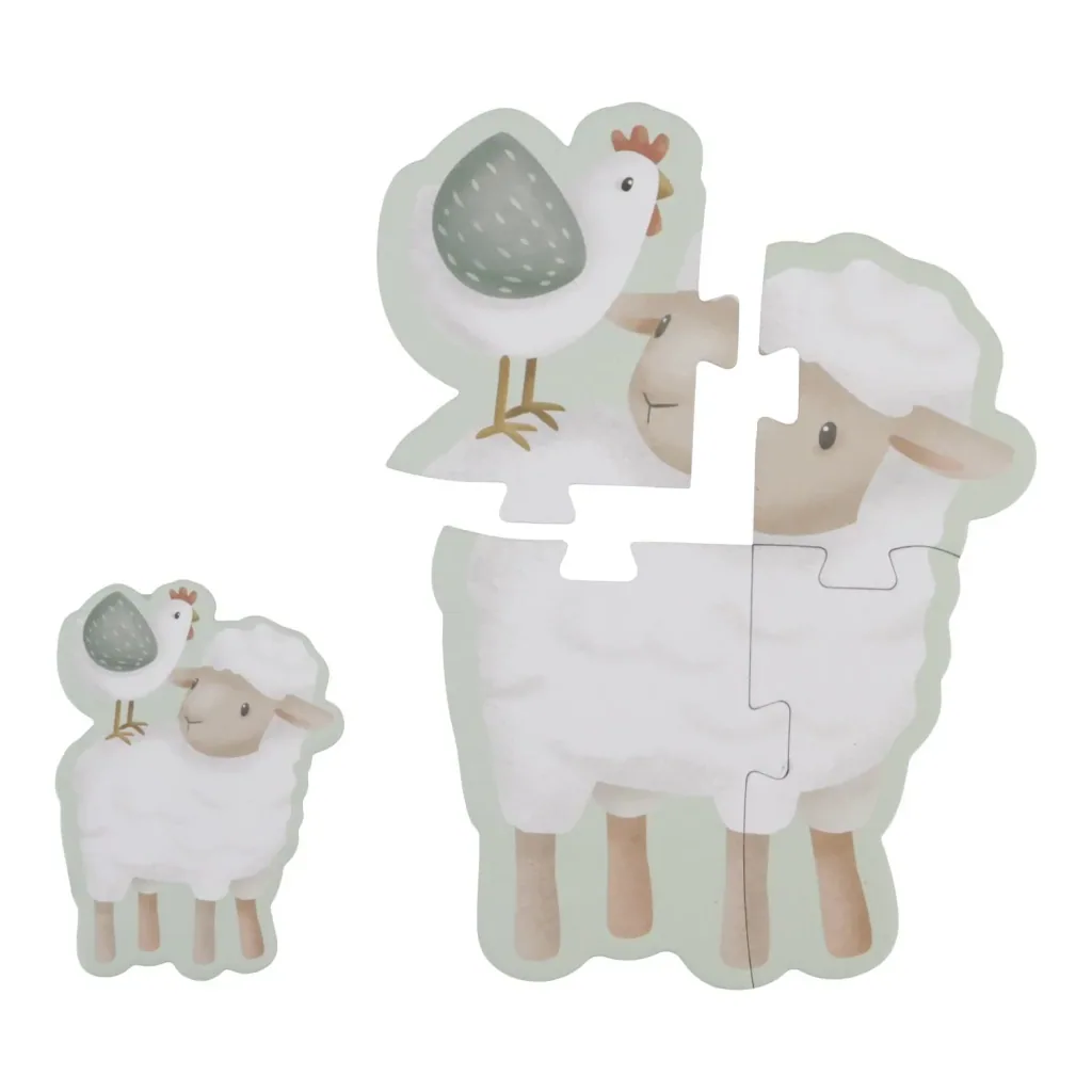 Little Dutch Puzzle-Set - 6-teiliges Lernspielzeug für Kinder ab 2 Jahren