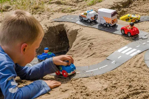 Way to Play Spielstrasse Set Autobahn