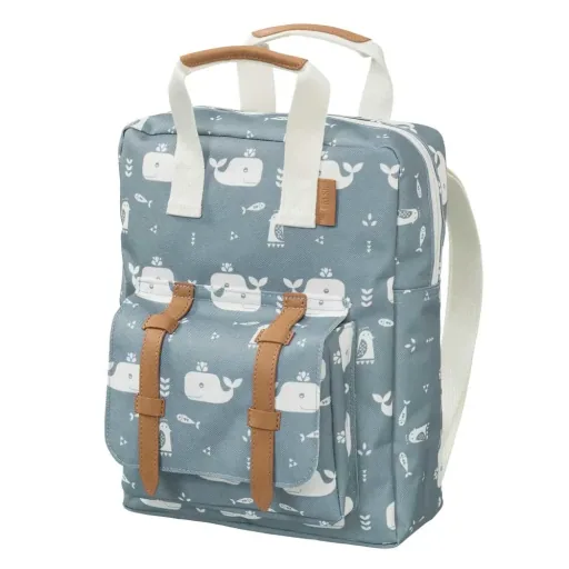 Fresk Kinderrucksack Wal blau