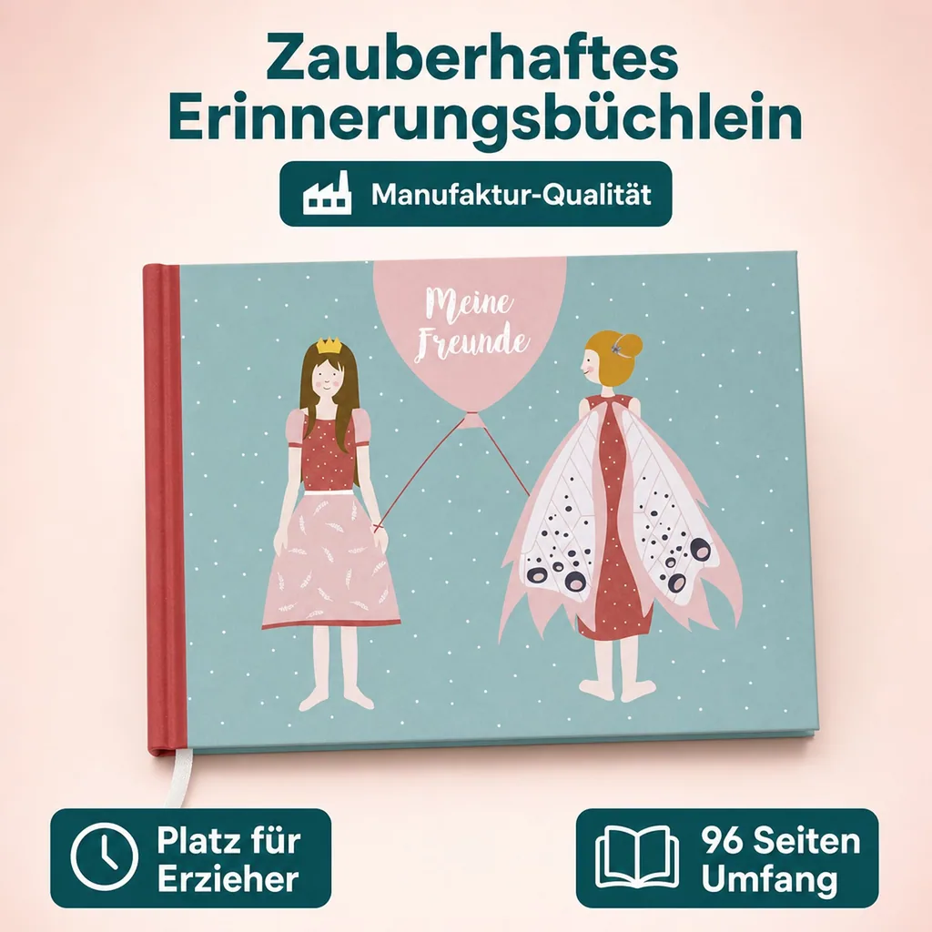 Ava & Yves Kindergarten Freundebuch Prinzessin
