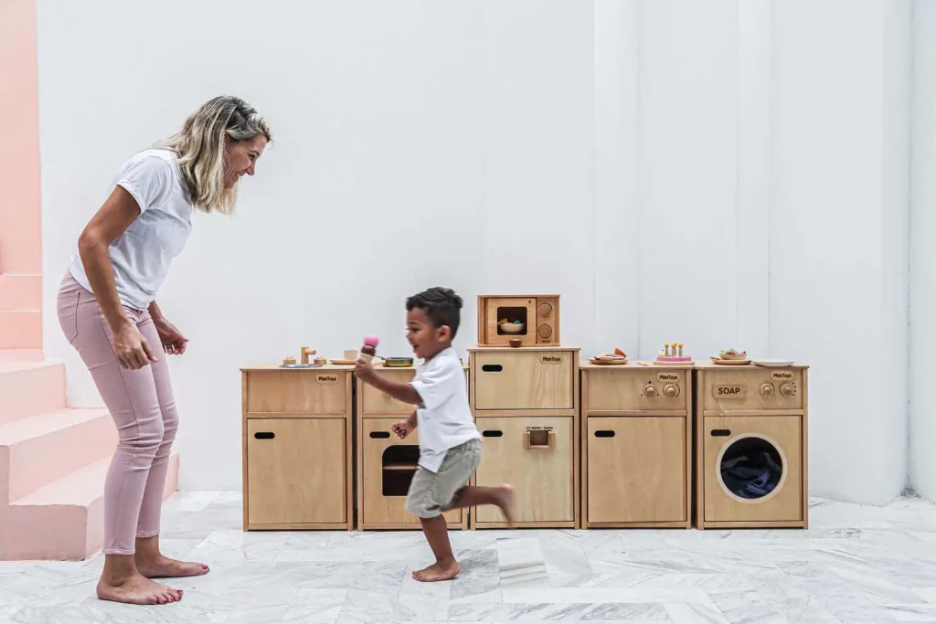 Plan Toys Kinder Waschmaschine Holz