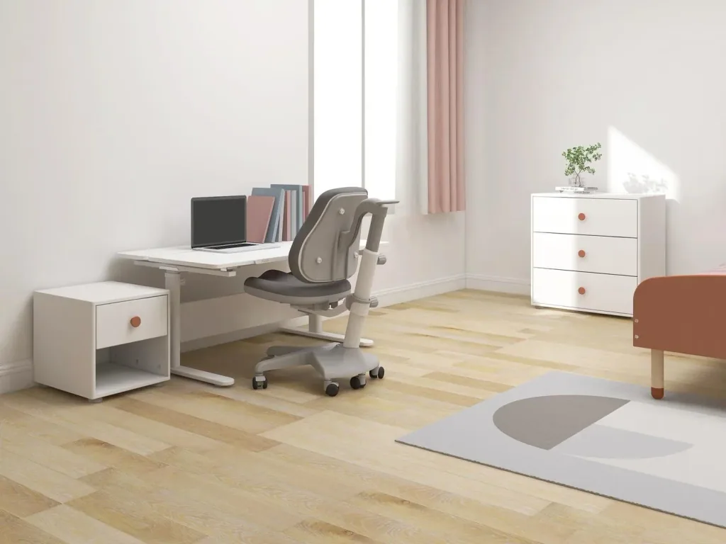 Flexa Bücherregal - Roomie, mit 2 Türen, 72x202,5 cm, Farbe: Weiß/Rouge