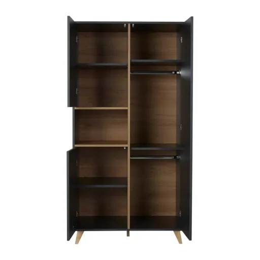 Quax Loft 2 türiger Schrank anthrazit