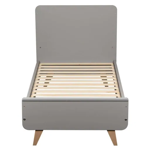 Quax Loft Babybett umbaubar grau 70 x 140