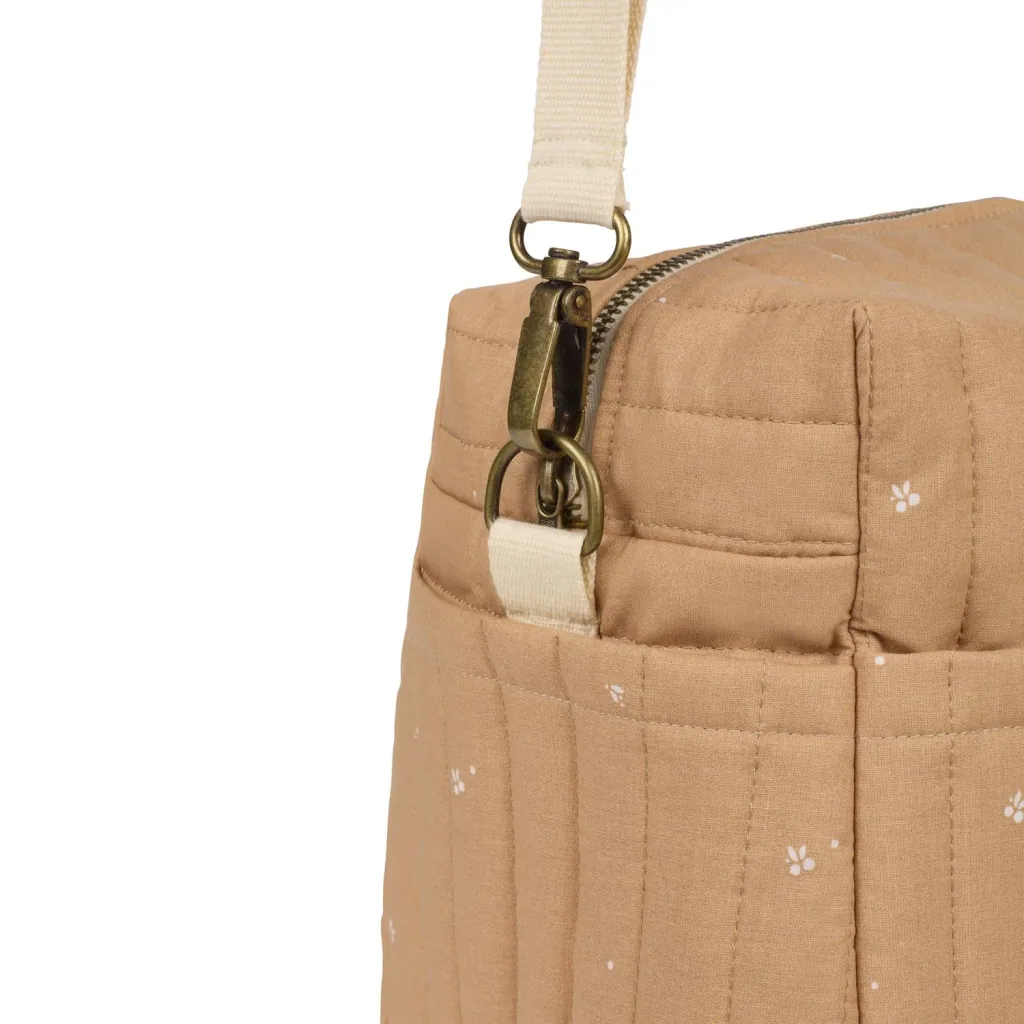 Nobodinoz STORIES Wickeltasche für Kinderwagen, Kinderwagen tasche, 40 x 30 x 25 cm, Farbe: Errötende kleine Kirschen