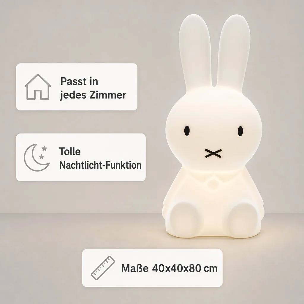 Mr Maria Lampe Miffy XL