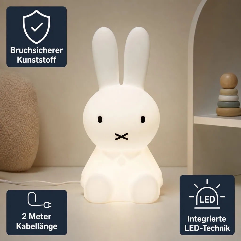 Mr Maria Lampe Miffy XL