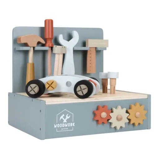 Little Dutch Mini Werkbank blau