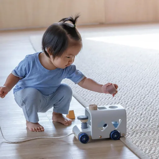 Plan Toys Baby Sortierbus Orchard