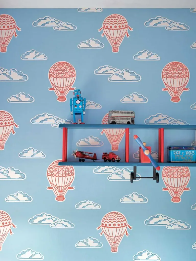 Little Sanderson Abracazoo Tapete Heissluft Ballons blau