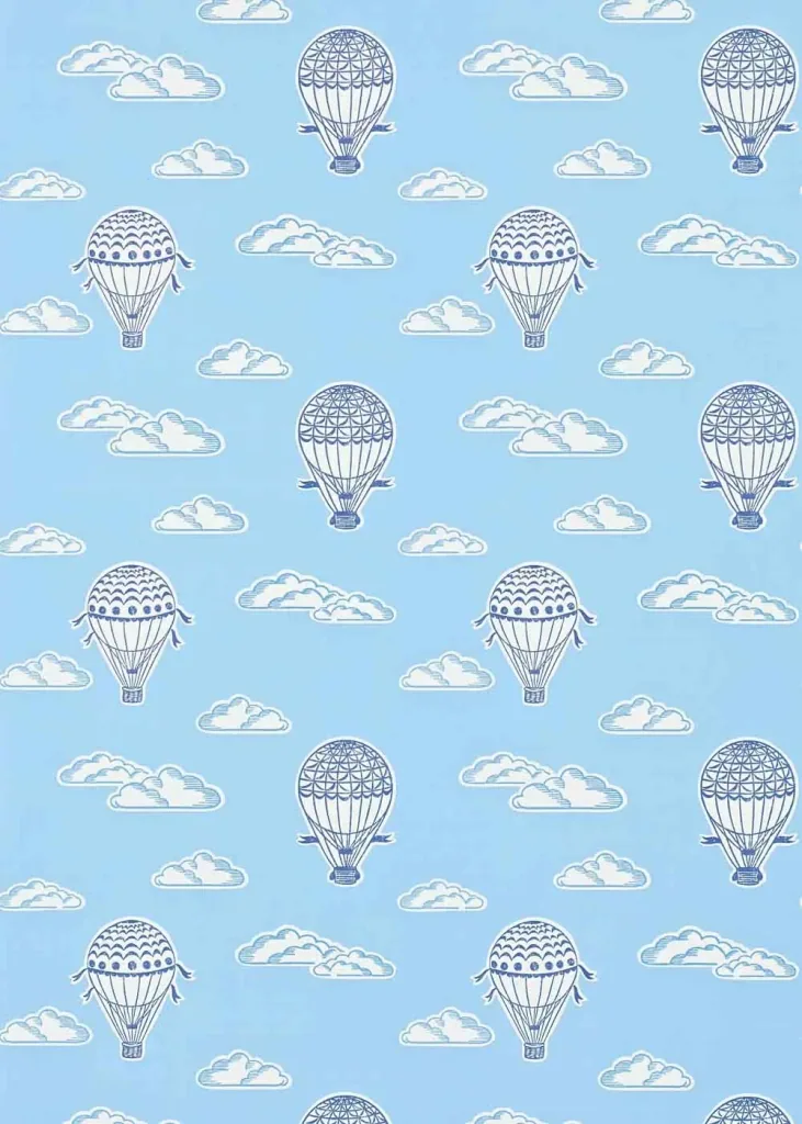 Little Sanderson Abracazoo Tapete Heissluft Ballons blau