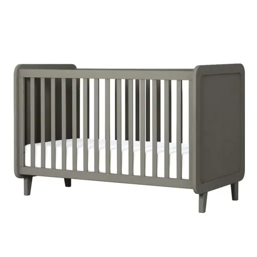 Laurette Babybett 70 x 140 cm Accroche Coeur, Farbe: lila