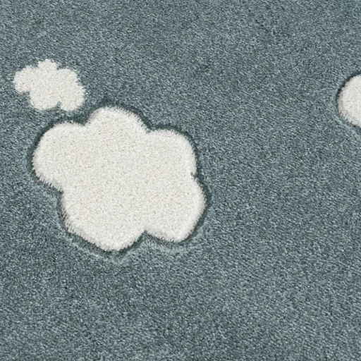 Livone Teppich Wolken mint, Teppichgrösse: 160 x 230 cm