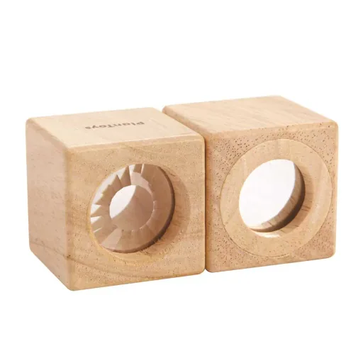 Plan Toys Sinnesklötze Holz pastell