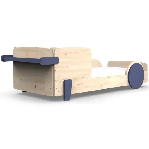 Mathy by Bols Einzelbett "Discovery", Farbe Elemente: atlantic blue