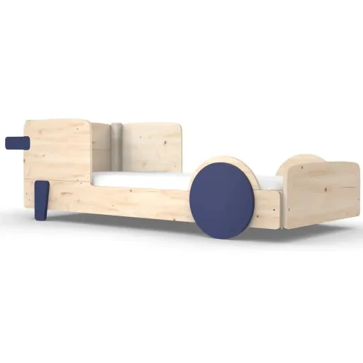 Mathy by Bols Einzelbett "Discovery", Farbe Elemente: atlantic blue