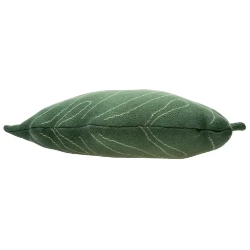 Lorena Canals Kissen gestrickt Blatt