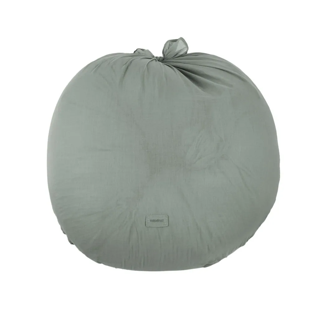 Nobodinoz WABI SABI Stillkissen, Schwangerschaftskissen, 225 x 35 cm, Farbe: Azurblau