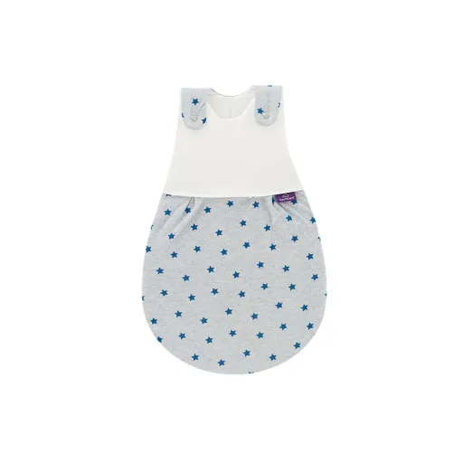 Träumeland Liebmich Baby Schlafsack, Schlummersack, Innenschlafsack 3 tlg. Set - Sternentraum Blau, Grösse: 80/86