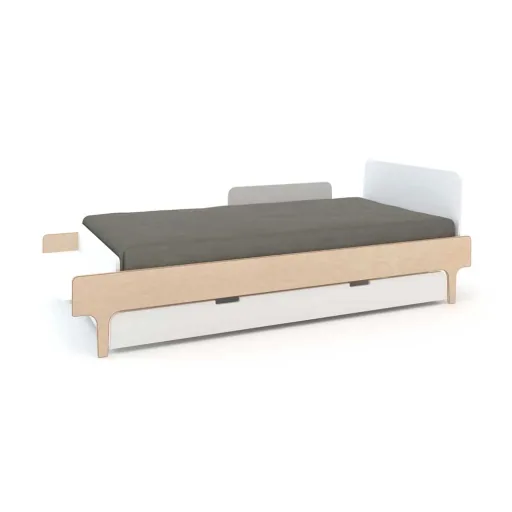 Oeuf River Bettschublade weiß