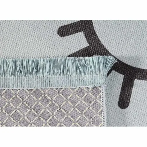 Livone Kinderteppich waschbar schlafende Augen mint, Teppichgrösse: 100 x 160 cm