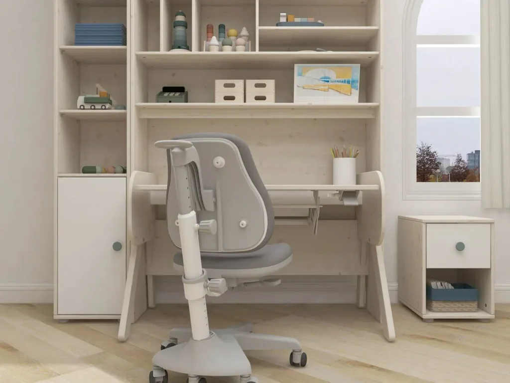 Flexa Kommode - Classic, mit 1 Schublade, 36x51,8 cm, Farbe: Weiß gekalkt / Weiß / Türkis