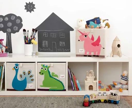 3 Sprouts Spielzeugkorb Drache