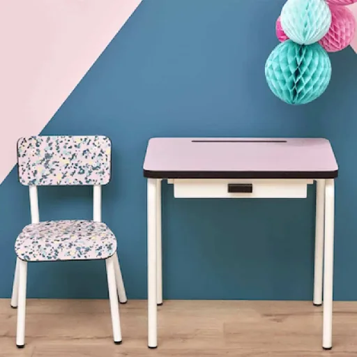 Gambettes Kindertisch/Schreibtisch Regine puder rosa