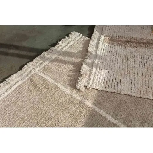Lorena Canals waschbarer Wendeteppich "Reversible Duetto" beige, Größe: 170 x 240 cm