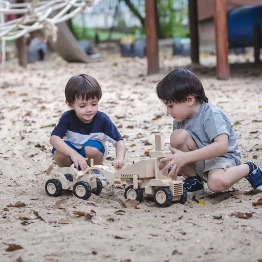 Bagger Kinder Holz von Plan Toys Bagger
