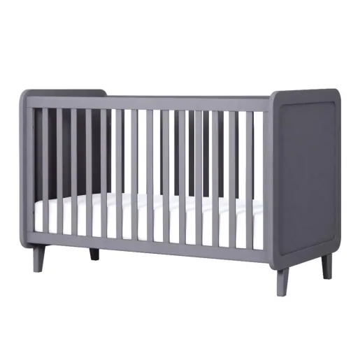 Laurette Babybett 70 x 140 cm Accroche Coeur, Farbe: taupe
