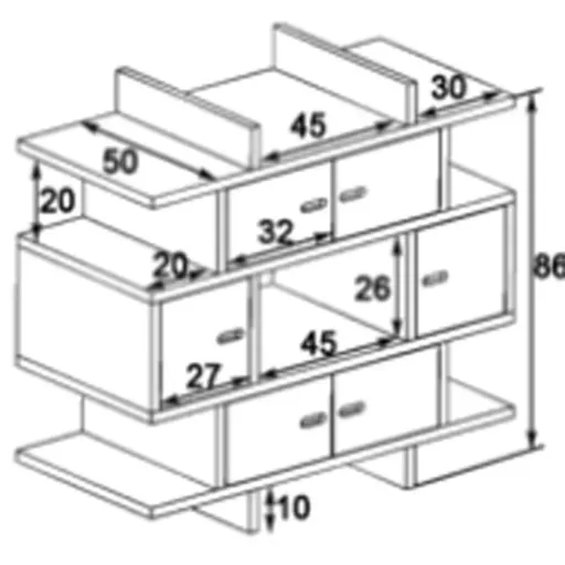 Mathy by Bols Madaket Kommode / Regal / Sideboard
